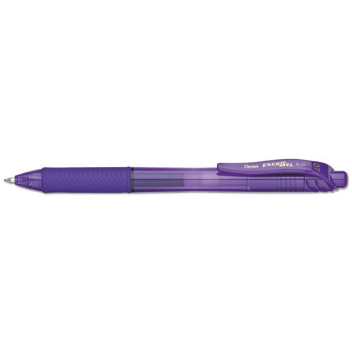 Pentel® Energel-x Gel Pen, Retractable, Medium 0.7 Mm, Violet Ink, Violet Barrel, Dozen freeshipping - TVN Wholesale
