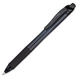 Pentel® Energel-x Gel Pen, Retractable, Bold 1 Mm, Black Ink, Smoke Barrel, Dozen freeshipping - TVN Wholesale