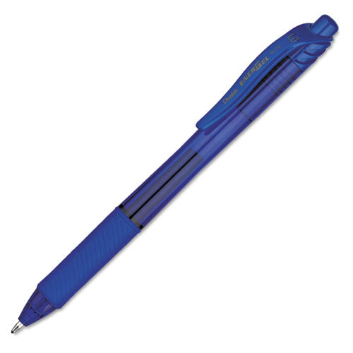 Pentel® Energel-x Gel Pen, Retractable, Bold 1 Mm, Blue Ink, Translucent Blue Barrel, Dozen freeshipping - TVN Wholesale