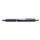 Pentel® Energel Alloy Rt Gel Pen, Retractable, Medium 0.7 Mm, Black Ink, Chrome Barrel freeshipping - TVN Wholesale