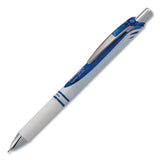 Pentel® Energel Pearl Gel Pen, Retractable, Medium 0.7 Mm, Blue Ink, White-blue Barrel, Dozen freeshipping - TVN Wholesale