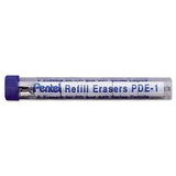 Pentel® Eraser Refills For Pentel Champ, E-sharp, Jolt, Icy And Quicker Clicker Pencils, Cylindrical Rod, White, 5-tube freeshipping - TVN Wholesale