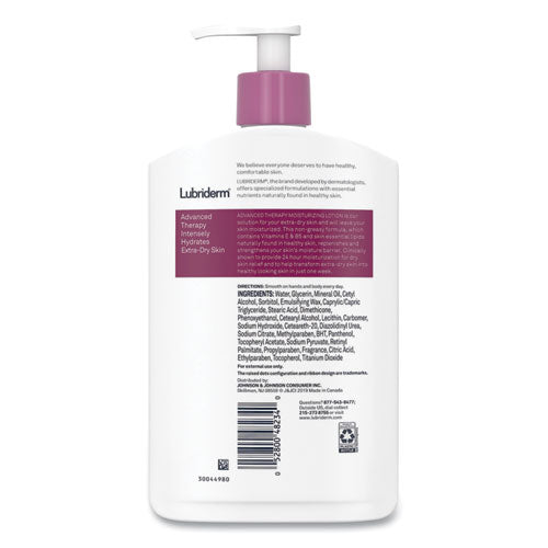 Lubriderm® Advanced Therapy Moisturizing Hand-body Lotion, 16 Oz Pump Bottle, 12-carton freeshipping - TVN Wholesale