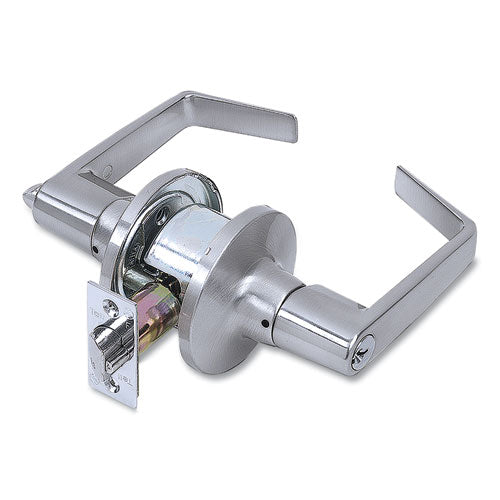 Tell® Light Duty Commercial Entry Lever Lockset, Satin Chrome Finish freeshipping - TVN Wholesale