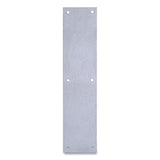 Door Push Plate, 3.5 X 15, Satin Stainless Steel