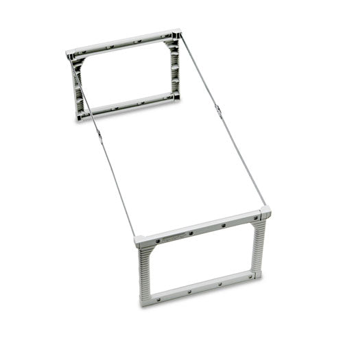 Pendaflex® Plastic Snap-together Hanging Folder Frame, Legal-letter Size, 18" To 27" Long, White-silver Accents, 4-box freeshipping - TVN Wholesale