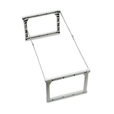 Pendaflex® Plastic Snap-together Hanging Folder Frame, Legal-letter Size, 18" To 27" Long, White-silver Accents, 4-box freeshipping - TVN Wholesale