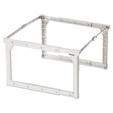 Pendaflex® Plastic Snap-together Hanging Folder Frame, Legal-letter Size, 18" To 27" Long, White-silver Accents, 4-box freeshipping - TVN Wholesale