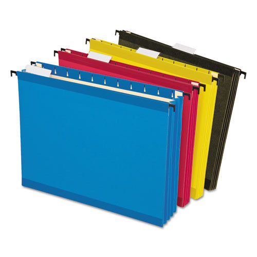 Pendaflex® Surehook Hanging Pocket File, Letter Size, 1-5-cut Tab, Standard Green, 4-pack freeshipping - TVN Wholesale