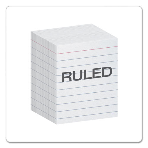 Oxford™ Ruled Mini Index Cards, 3 X 2.5, White, 200-pack freeshipping - TVN Wholesale