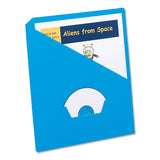 Pendaflex® Slash Pocket Project Folders, 3-hole Punched, Straight Tab, Letter Size, Green, 25-pack freeshipping - TVN Wholesale