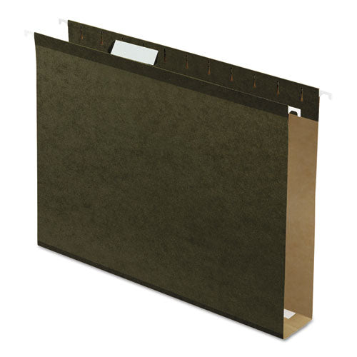 Pendaflex® Extra Capacity Reinforced Hanging File Folders With Box Bottom, Letter Size, 1-5-cut Tab, Standard Green, 25-box freeshipping - TVN Wholesale