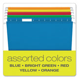 Pendaflex® Extra Capacity Reinforced Hanging File Folders With Box Bottom, Letter Size, 1-5-cut Tab, Assorted, 25-box freeshipping - TVN Wholesale
