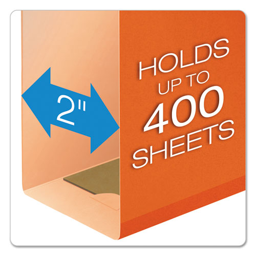 Pendaflex® Extra Capacity Reinforced Hanging File Folders With Box Bottom, Letter Size, 1-5-cut Tab, Orange, 25-box freeshipping - TVN Wholesale