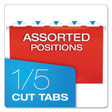 Pendaflex® Extra Capacity Reinforced Hanging File Folders With Box Bottom, Legal Size, 1-5-cut Tab, Red, 25-box freeshipping - TVN Wholesale