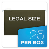 Pendaflex® Extra Capacity Reinforced Hanging File Folders With Box Bottom, Legal Size, 1-5-cut Tab, Standard Green, 25-box freeshipping - TVN Wholesale