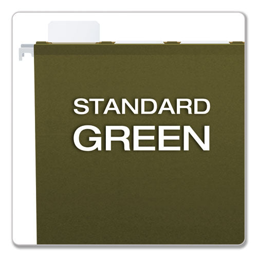 Pendaflex® Ready-tab Reinforced Hanging File Folders, Letter Size, 1-5-cut Tab, Standard Green, 25-box freeshipping - TVN Wholesale