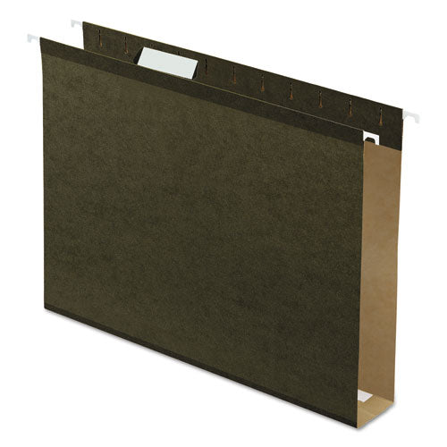 Pendaflex® Extra Capacity Reinforced Hanging File Folders With Box Bottom, Letter Size, 1-5-cut Tab, Standard Green, 25-box freeshipping - TVN Wholesale