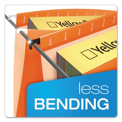 Pendaflex® Surehook Hanging Folders, Letter Size, 1-5-cut Tab, Orange, 20-box freeshipping - TVN Wholesale