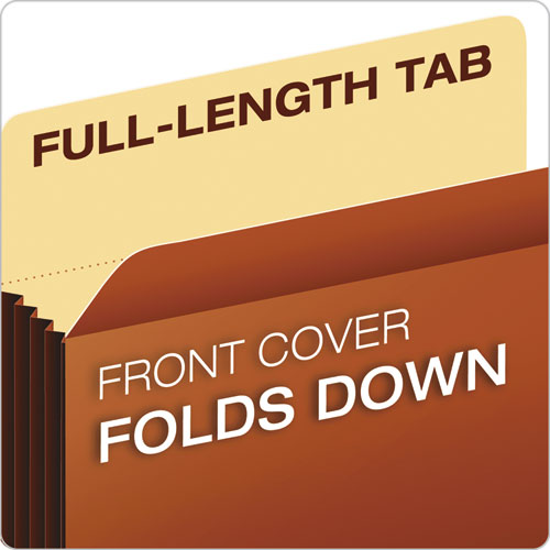Pendaflex® File Pocket W- Tyvek, 3.5" Expansion, Legal Size, Redrope, 10-box freeshipping - TVN Wholesale