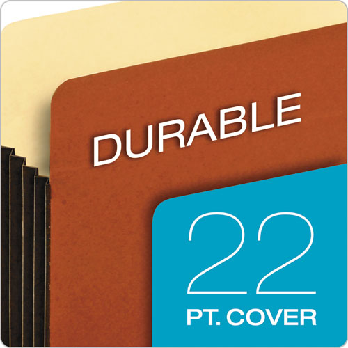 Pendaflex® File Pocket W- Tyvek, 3.5" Expansion, Legal Size, Redrope, 10-box freeshipping - TVN Wholesale