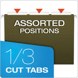 Pendaflex® Standard Green Hanging Folders, Letter Size, 1-3-cut Tab, Standard Green, 25-box freeshipping - TVN Wholesale