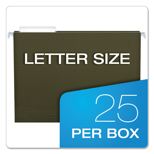 Pendaflex® Standard Green Hanging Folders, Letter Size, 1-3-cut Tab, Standard Green, 25-box freeshipping - TVN Wholesale