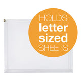 Pendaflex® Poly Zip Envelope, Zipper Closure, 10 X 13, Clear, 5-pack freeshipping - TVN Wholesale