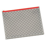 Pendaflex® Fashion Poly Zip Envelope, Zipper Closure, 8.5 X 11, Assorted, 3-pack freeshipping - TVN Wholesale