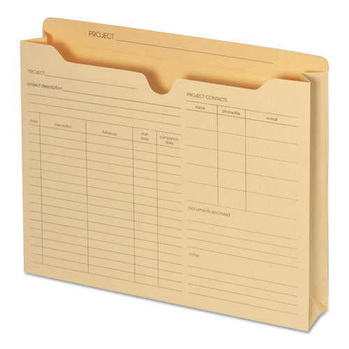 Pendaflex® Preprinted Project Jackets, Straight Tab, Letter Size, Manila, 50-box freeshipping - TVN Wholesale