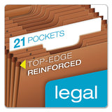 Pendaflex® Heavy-duty Expanding File, 21 Sections, 1-3-cut Tab, Legal Size, Redrope freeshipping - TVN Wholesale