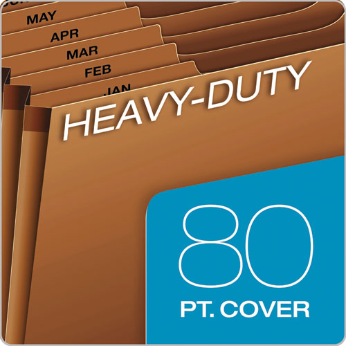 Pendaflex® Heavy-duty Expanding File, 31 Sections, 1-3-cut Tab, Letter Size, Redrope freeshipping - TVN Wholesale