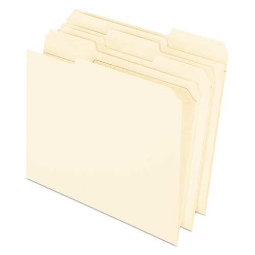 Pendaflex® Reinforced Top File Folders, 1-3-cut Tabs, Right Position, Letter Size, Manila, 100-box freeshipping - TVN Wholesale