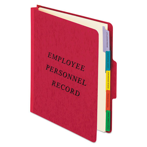 Pendaflex® Vertical Style Personnel Folders, 1-3-cut Tabs, Center Position, Letter Size, Red freeshipping - TVN Wholesale