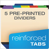 Pendaflex® Hanging Style Personnel Folders, 1-3-cut Tabs, Center Position, Letter Size, Blue freeshipping - TVN Wholesale