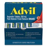 Advil® Ibuprofen Tablets, Two-packs, 50 Packs-box freeshipping - TVN Wholesale