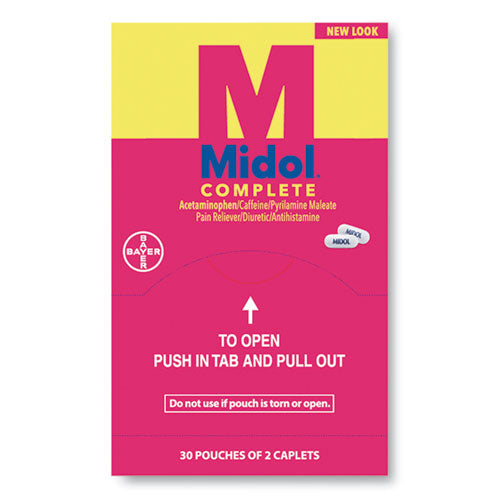 Midol® Complete Menstrual Caplets, Two-pack, 30 Packs-box freeshipping - TVN Wholesale