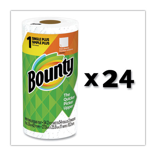 Bounty® Kitchen Roll Paper Towels, 2-ply, White, 48 Sheets-roll, 24 Rolls-carton freeshipping - TVN Wholesale