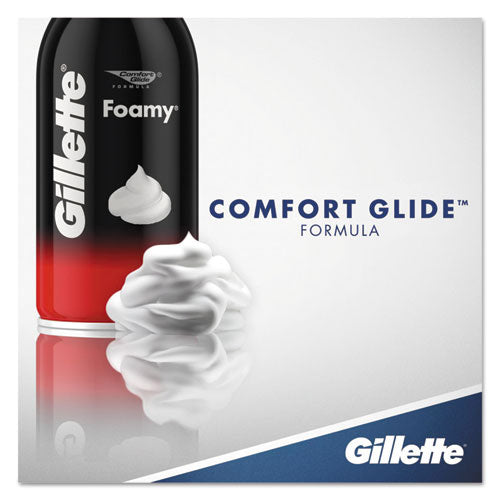 Gillette® Foamy Shave Cream, Original Scent, 2 Oz Aerosol Spray Can, 48-carton freeshipping - TVN Wholesale