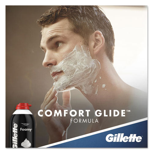 Gillette® Foamy Shave Cream, Original Scent, 2 Oz Aerosol Spray Can, 48-carton freeshipping - TVN Wholesale