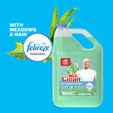 Mr. Clean® Multipurpose Cleaning Solution With Febreze, 128 Oz Bottle, Meadows And Rain Scent freeshipping - TVN Wholesale