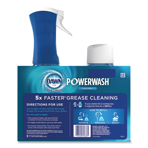 Dawn® Platinum Powerwash Dish Spray, Fresh, 16 Oz Spray Bottle, 2-pack freeshipping - TVN Wholesale