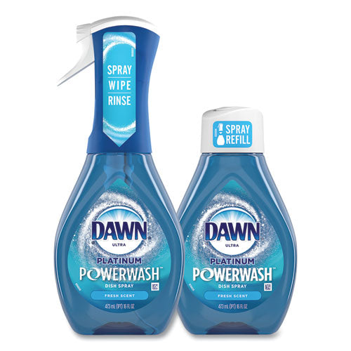 Dawn® Platinum Powerwash Dish Spray, Fresh, 16 Oz Spray Bottle, 2-pack freeshipping - TVN Wholesale