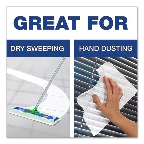 Swiffer® Dry Refill Cloths, White, 10 5-8" X 8", 32-box, 6 Boxes-carton freeshipping - TVN Wholesale