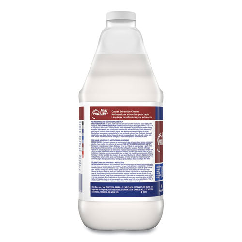 P&G Pro Line® #25 Carpet Extraction Cleaner, Peach Scent, 1 Gal Bottle, 4-carton freeshipping - TVN Wholesale
