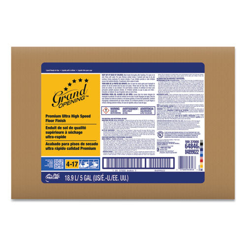 P&G Pro Line® #17 Grand Opening Ultra High Speed Floor Finish, 5 Gallon Bag-in-box freeshipping - TVN Wholesale