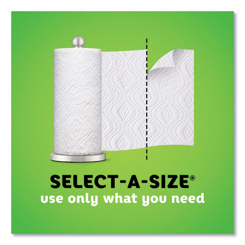 Bounty® Select-a-size Kitchen Roll Paper Towels, 2-ply, White, 5.9 X 11, 74 Sheets-roll, 12 Rolls-carton freeshipping - TVN Wholesale
