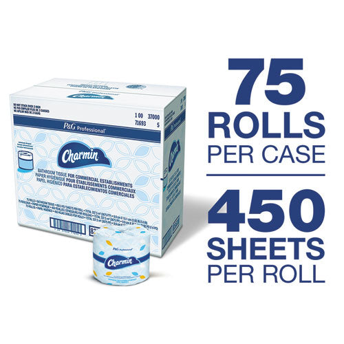 Charmin® Commercial Bathroom Tissue, Septic Safe, Individually Wrapped, 2-ply, White, 450 Sheets-roll, 75 Rolls-carton freeshipping - TVN Wholesale