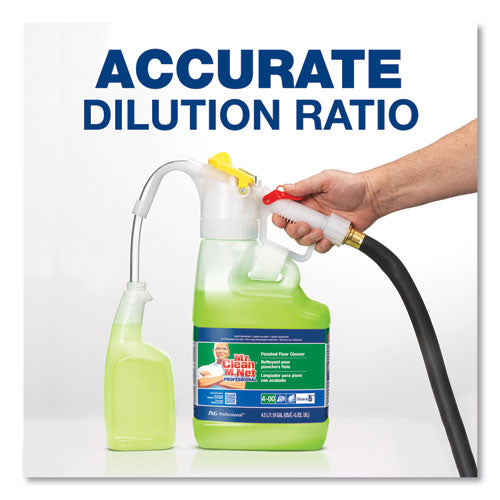 P&G Professional™ Dilute 2 Go, Mr Clean Finished Floor Cleaner, Lemon Scent, 4.5 L Jug, 1-carton freeshipping - TVN Wholesale