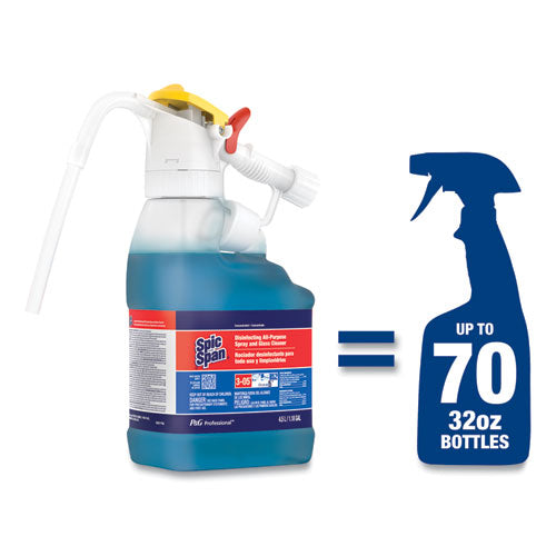 P&G Professional™ Dilute 2 Go, Spic And Span Disinfecting All-purpose Spray And Glass Cleaner, Fresh Scent, , 4.5 L Jug, 1-carton freeshipping - TVN Wholesale